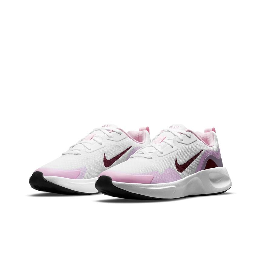 New Nike Wearallday White Dark Beetroot GS CJ3816-105