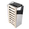 Nerezový saunový ohřívač 3,6 kW, vnitřní ovládání, topidlo pro domácí hotelové parní lázně