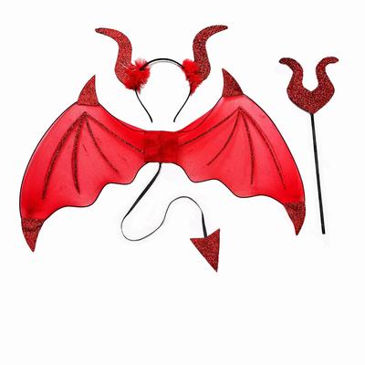 Halloween Decoration Props, Bat Wings, Three Piece Set, Role-playing, Party Decoration Props, Stage Performance