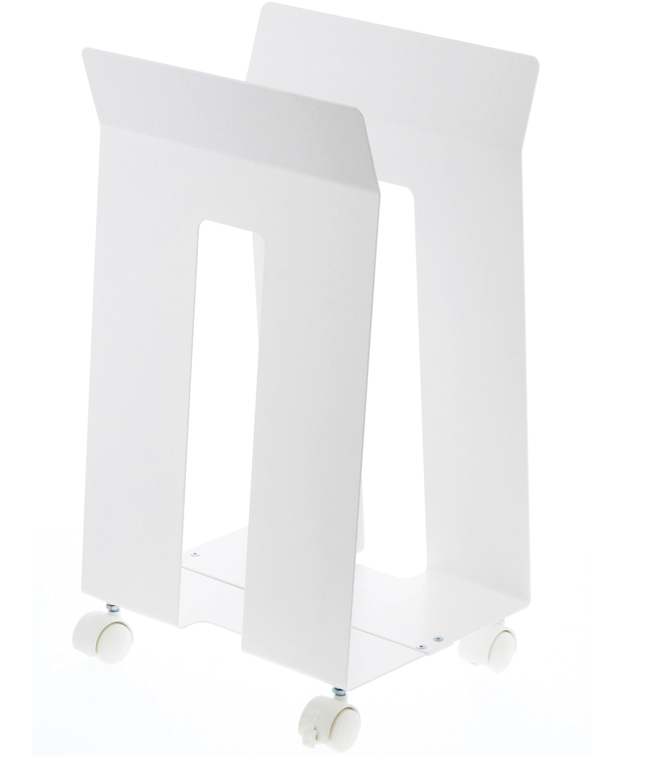 

Yamazaki Industrial Cardboard Cardboard Paper Bag Stocker with 3301 Storage, & Frame, White, белый