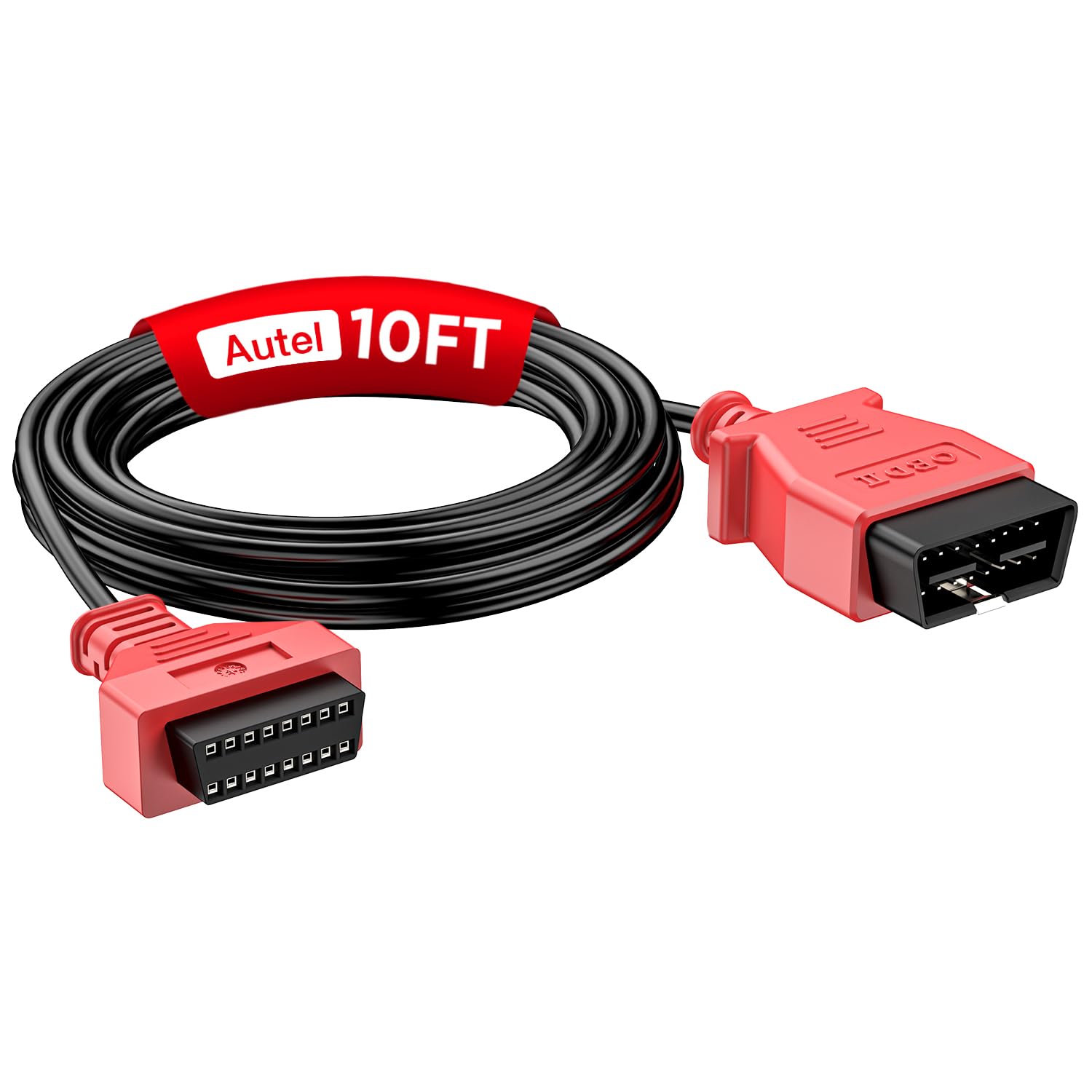 Кабель-удлинитель Autel OBD 2, сверхдлинный 10 футов 3 м, 16-контактный OBD II OBD2 для автомобиля, папа-мама, удлинитель, адаптер-удлинитель для диагностики OBD2, для всех