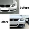 For BMW 3 Series 318i 320i 330i E90 E91 LCI Facelift Car Front Bumper Lip Body Kit Spoiler Splitter Bumper Canard Lip 2005-2018