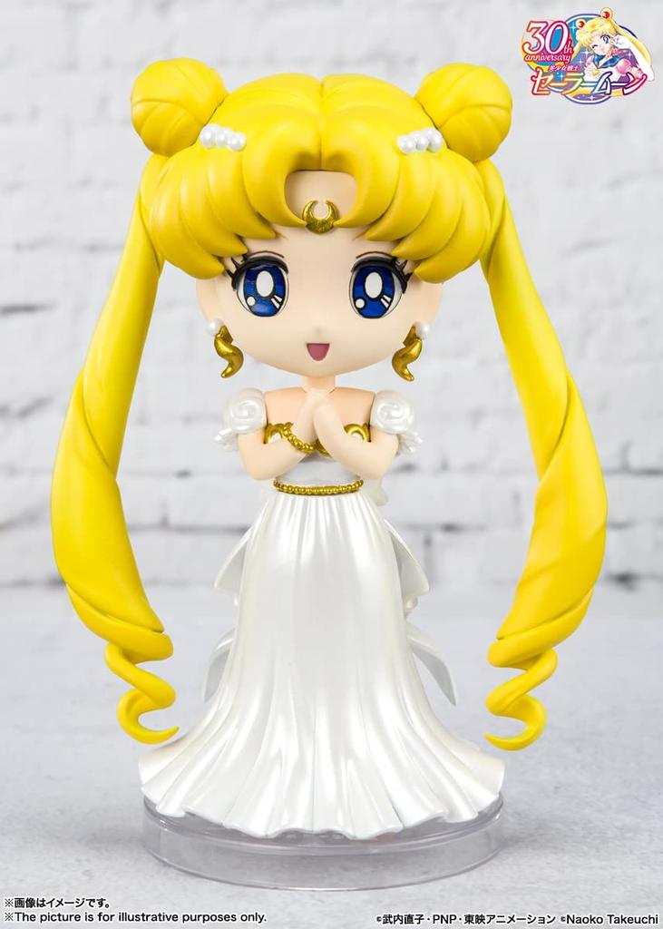TAMASHII NATIONS Figuarts mini Pretty Guardian Sailor Moon Princess approximately PVC ABS painted action figure Serenity, 90mm, &
