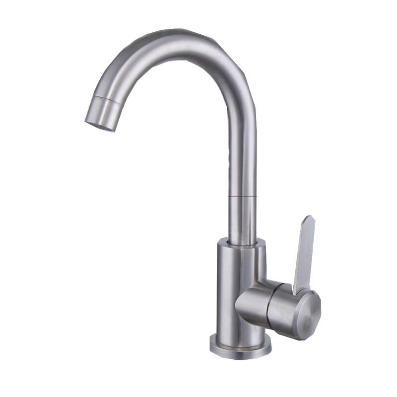 Brushed Stainless Steel Kitchen Faucet