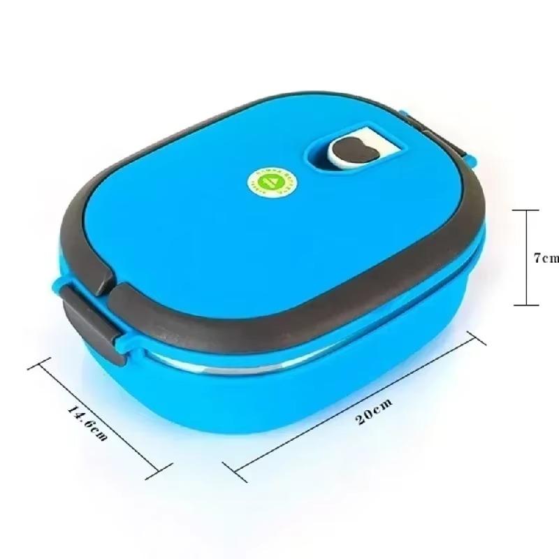 Portable Stainless Steel Lunch Box Student Lunch Box Plastic Sealed Insulated Lunch Box Large Capacity Lunch Box