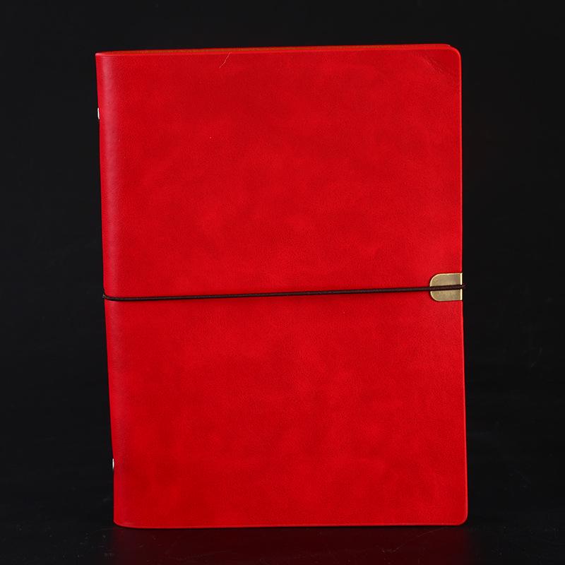 "Retro PU Leather A5 Travel Notebook - Creative Student & Business Customizable B5 Loose-leaf Handbook"