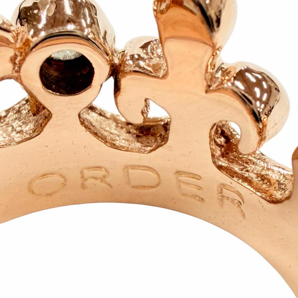 Excellent Royal Order Ring ring Tiara Ring Pink gold 18K Women GR55-D-PG Used