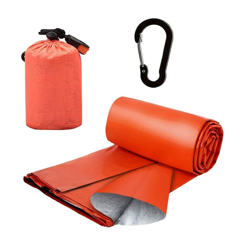 Emergency sleeping bag, lightweight insulation waterproof PE aluminum film emergency sleeping bag