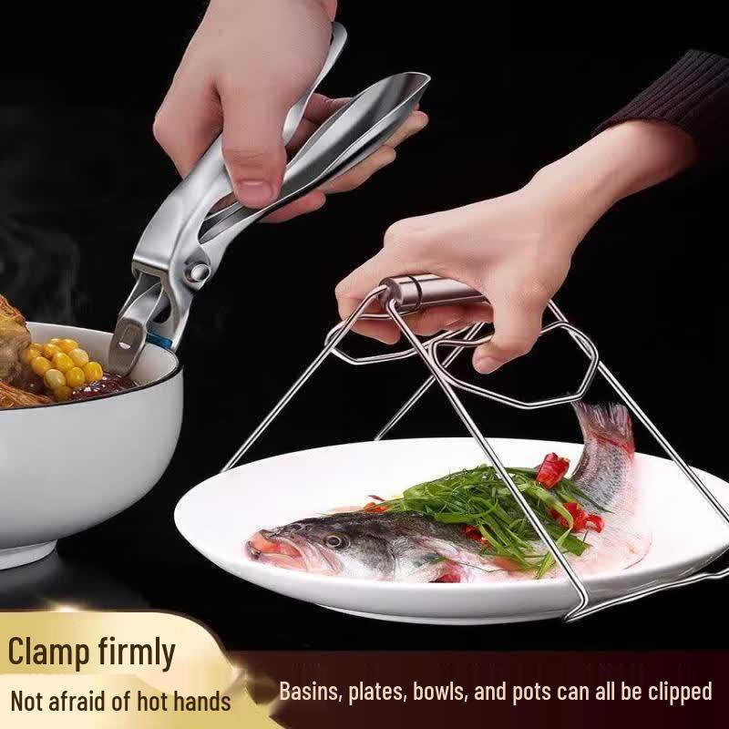 Stainless Steel Anti-scald Food Clip