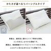 Hotel-Style Pillow Plus, Reversible with Selectable Firmness, 40x60x4cm (Equivalent to 43x63cm), Reversible, Concave-Shaped Pillow with Pipe Fill,