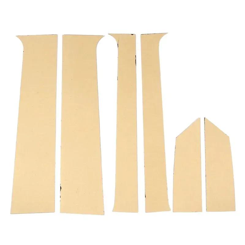 For Mercedes Benz Vito V Class V250 V260L 2015- PC Black Car Window Middle Column Decoration Cover Sticker Car Accessories