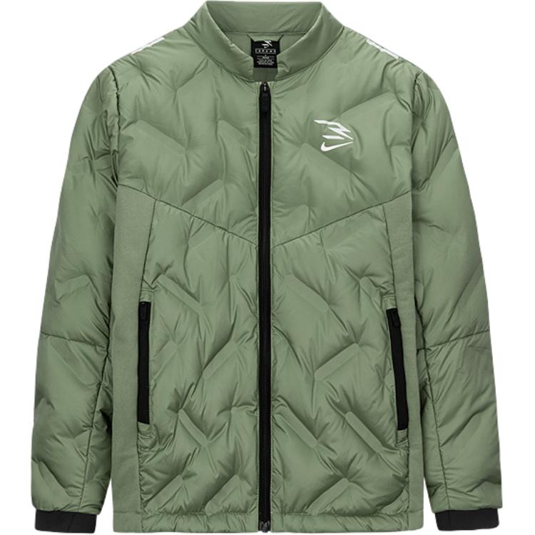 Nike Down Jacket 3Brand Dark Olive Teenagers N32442030 120/60 (6)