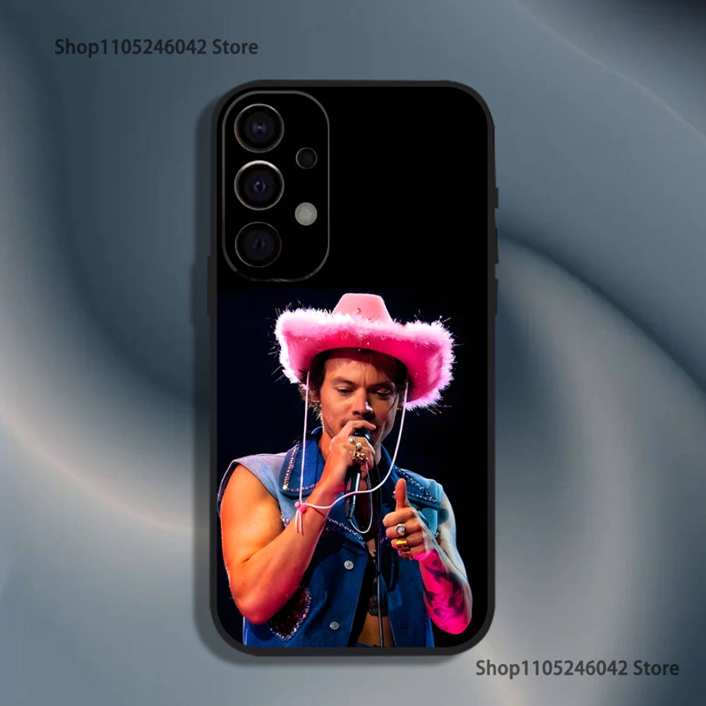 H-HaRRy Music Styles Shockproof Phone Case For Samsung S25,S24,S21,S22,S23,S30,Ultra,S20,Plus,Fe,Lite,5G Black Cover