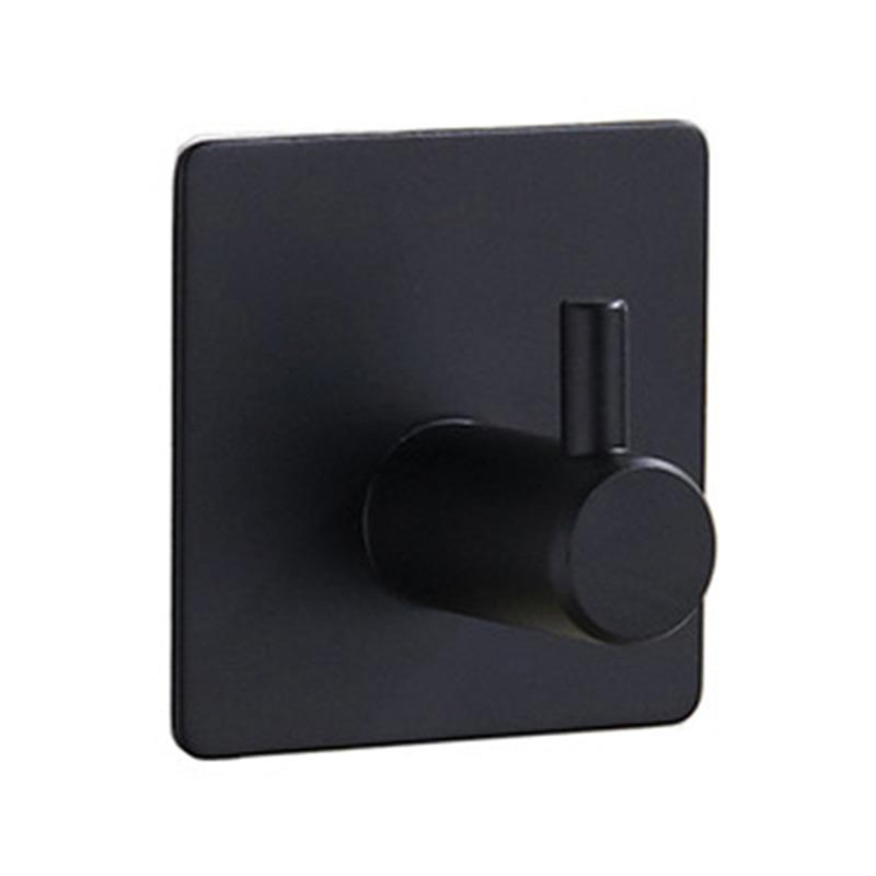 1/2Pcs Stainless Steel Silver Wall Hanging Hook Bathroom Hardware Set Towel Rack Toilet Paper Holder Organizer Bar Accessories