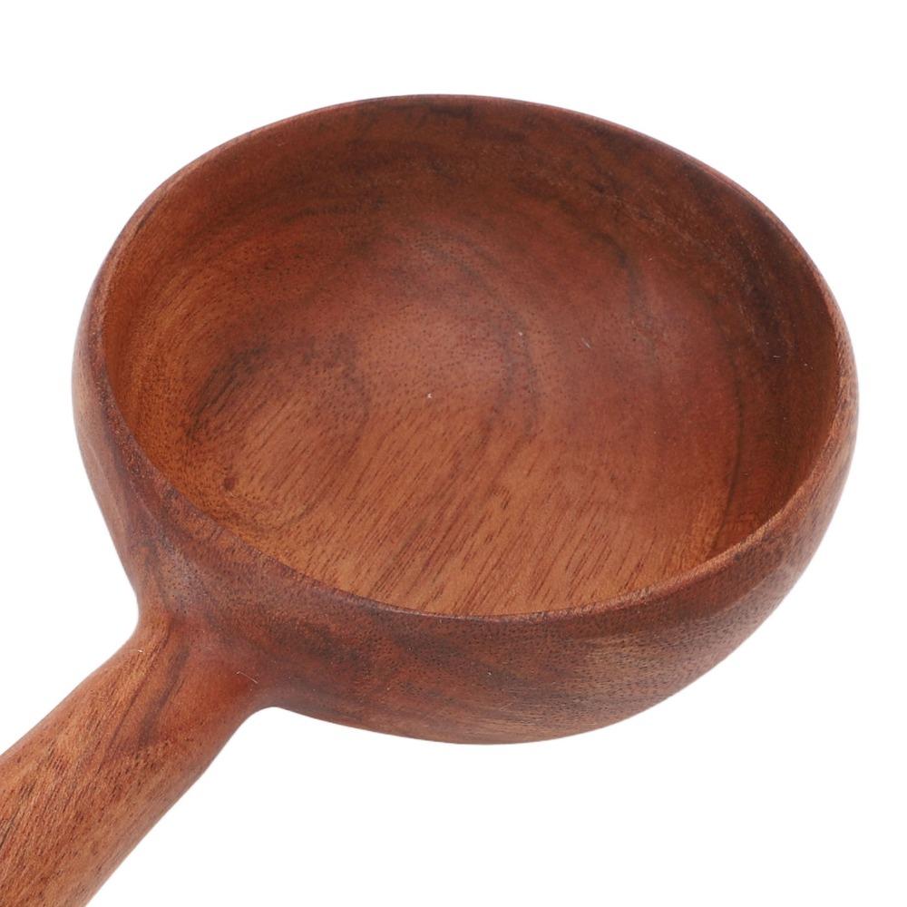 Solid Wood Wooden Ladle Multifunctional Wooden Serving Spoon Tablespoon Wooden Water Ladle Cooking