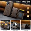 MagSafe Magnetische Kabellose Ladeleder Handyhülle für iPhone 17 Air 16 Pro Max 16E 15 Plus 14 13 12 Samsung S25 FE S24 S23 Ultra Brieftasche Kartenhülle