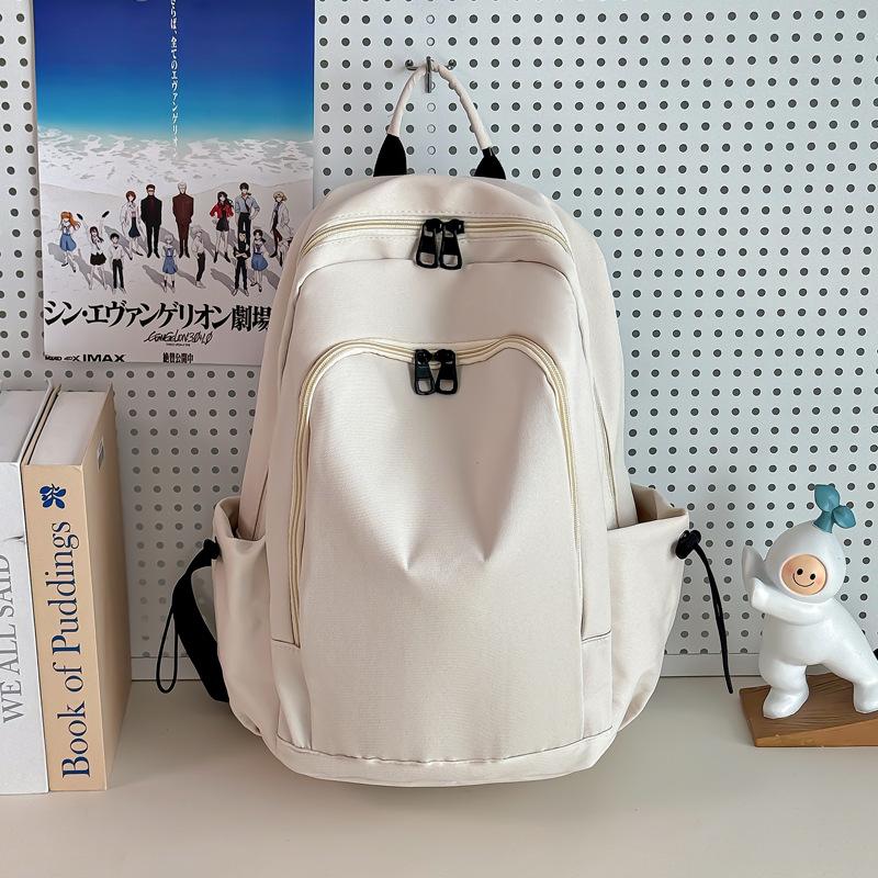Simple and Versatile Backpack Women's Cross-border Korean Version Ins Travel Bag Backpack Women's High-value Junior High School Student Schoolbag