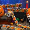 10m Halloween Pumpkin Bat Wavy Border Sticker Festive Wall Frame Blackboard Decoration