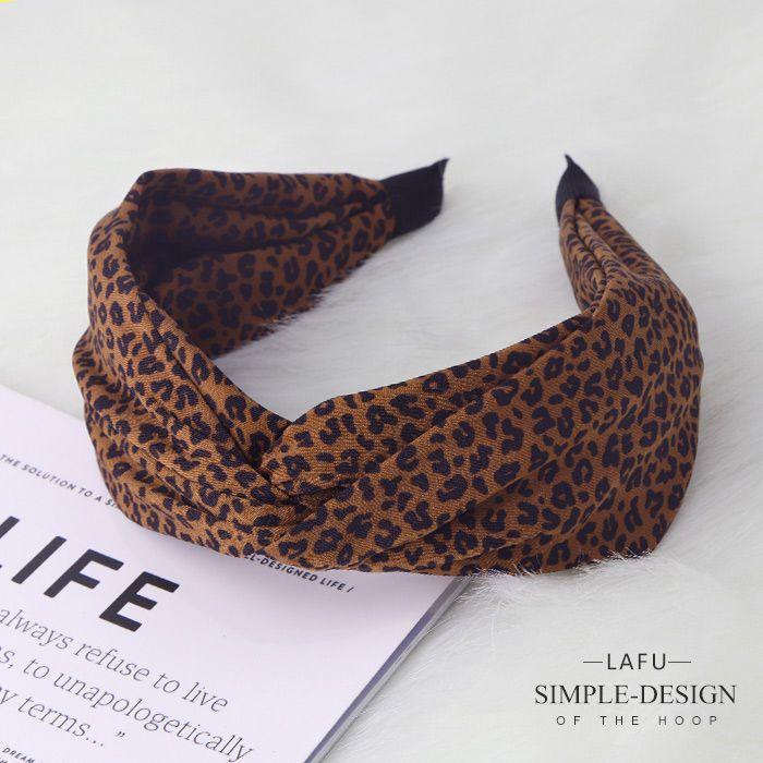 Small leopard print face enhancing headband, simple and wide edged hair clip, headband accessories for women's face washing, headband hair accessories