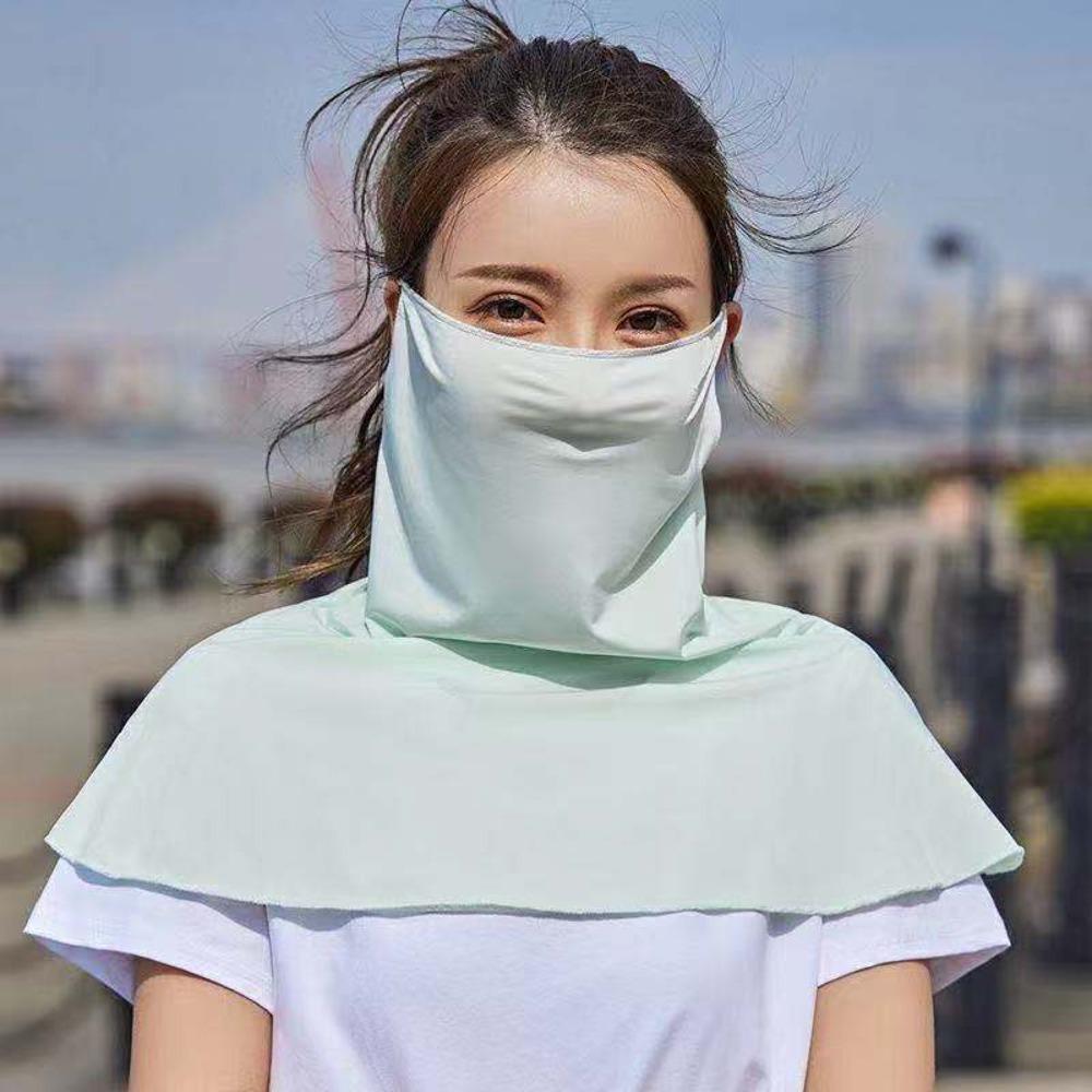 Sunscreen lce Silk Bandana Anti-UV Cycling Balaclava Face Balaclava Scarf Face Mask Cover Summer