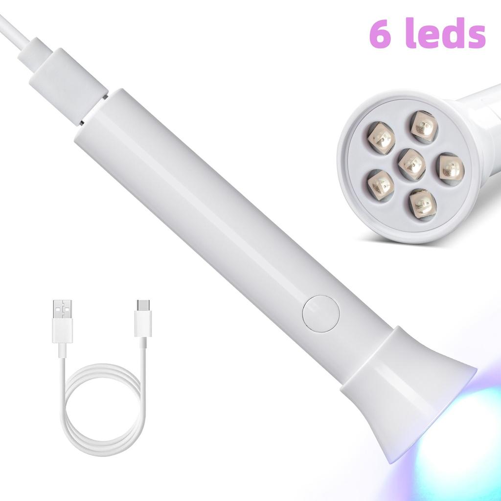 Portable Nail Dryer Lamp UV LED Nail Light For Curing All Gel Polish USB Rechargeable Quick Dry Manicure Machine Nail Art Tools