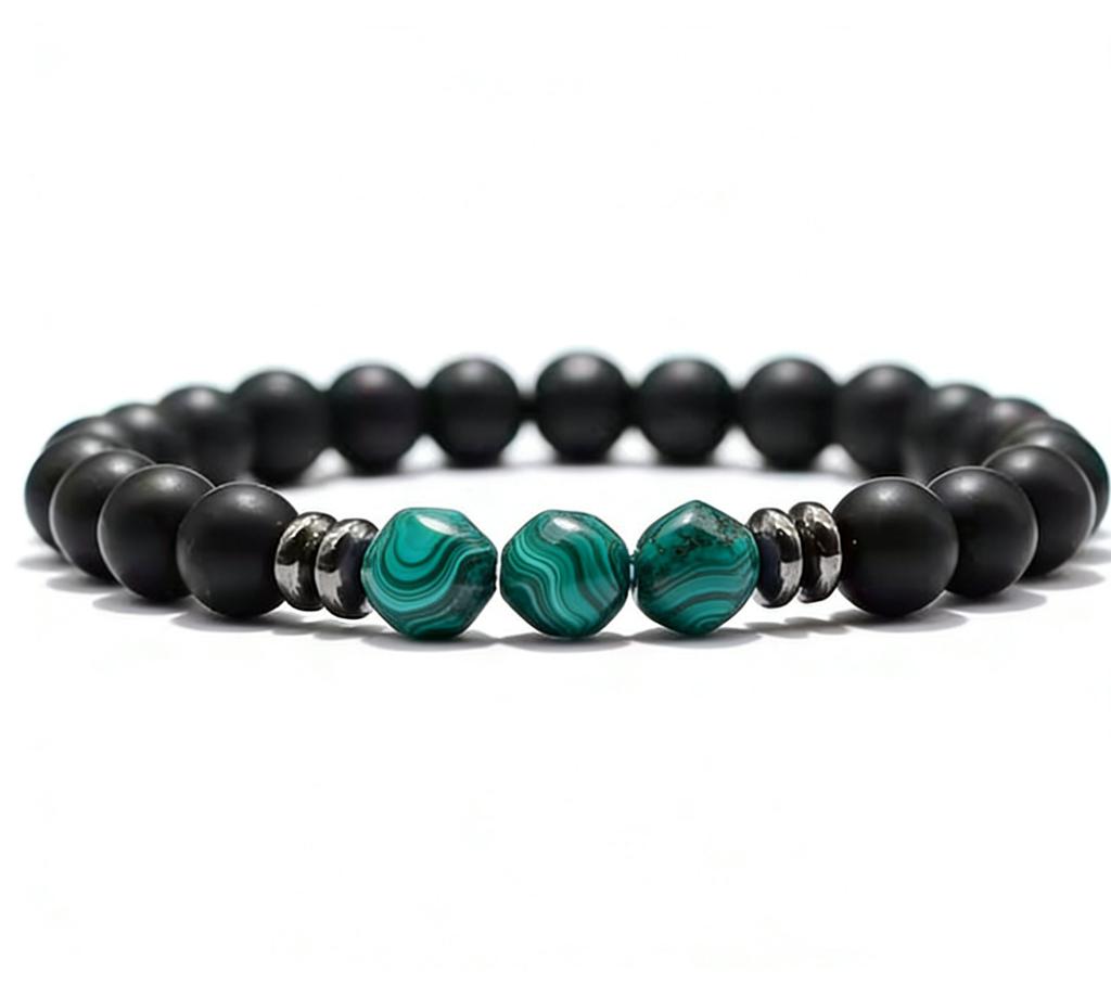 1pc Fashion Mens Bracelet Black Onyx Stone Braclet Irregular Natural Tiger Eyes Sodalite Beaded Hombre Accessories