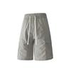 Casual Shorts, Summer Quarter Length Pants, Men's Woven Quick Drying Pants, Hong Kong Style Wide