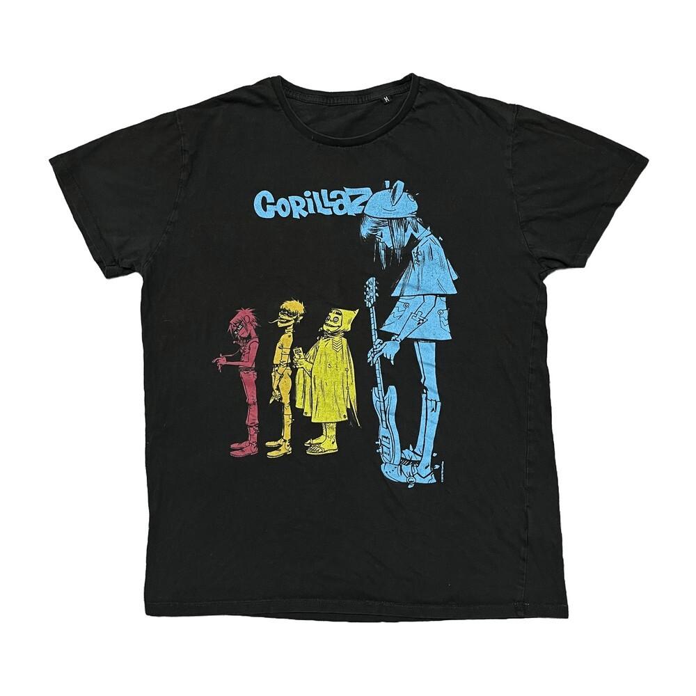 Новая футболка Gorillaz Винтажная Группа Подарок Для Фанатов Унисекс S-5XL Футболка BS315 Унисекс Футболка XXXXL