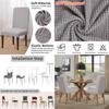 Dining Room Chair Protector Slipcovers Set of 4/8 Stretch Removable Washable Seat Cover for Kitchen Home Decoration Chair Cover