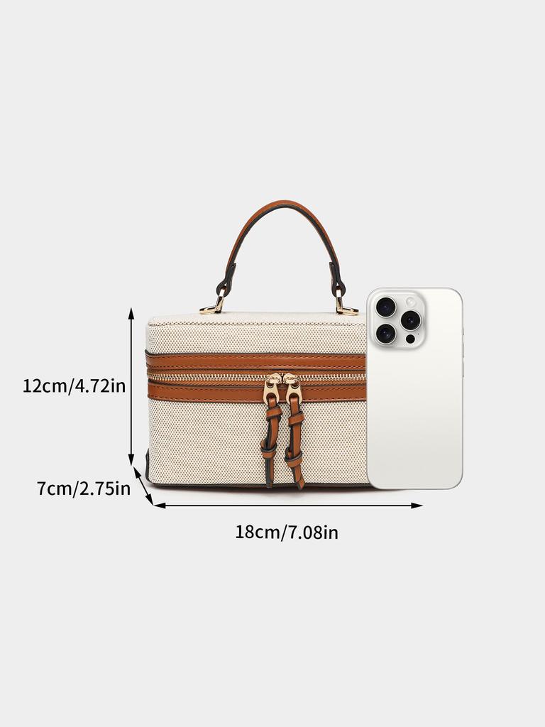 2024 Spring Spanish Women's One-Shoulder Crossbody Square Bag - Trendy Small and Elegant Handheld Design