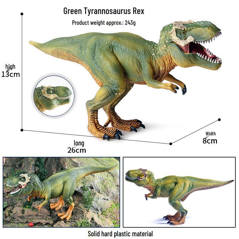 Large Solid Tyrannosaurus Rex Dinosaur Model – Children s Educational Play Gift Ornament