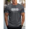 Men's summer loose fit large Los Angeles Graphic printed slim fit casual sports round neck short sleeved T-shirt top