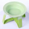 Household Products Ceramic Pet Bowl Iron Frame Neck Protection Ufo Canned Water Bowl High Shallow Mouth Universal Pet Feeding