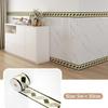 Self-Adhesive Skirting Wall Stickers 5m Stain Resistant Baseboard Trim for Living Room Dining Area Wall Decoration