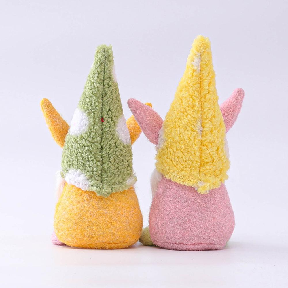Cute Easter Faceless Gnome Rabbit Doll Spring Bunny Party Decor Standing Pose Dwarf Dolls Room Desktop Ornaments Holiday Gifts