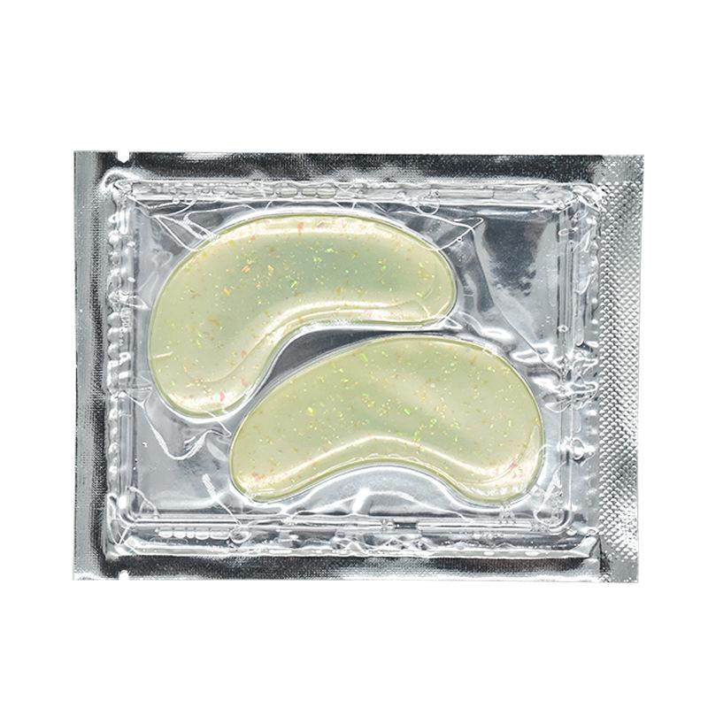 30PCS Shimmering Crystal Eye Mask Pads with Collagen, Deep Hydration for Fine Lines, Revitalizing Under Eye Treatment 6g