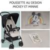 HAUCK - Poussette canne - SPORT - Pliable &amp; Inclinable - Capote Pare-Soleil - 4 roues - Mickey &amp; Minnie