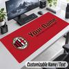 AC Milan Personalized Large Mouse Pad Custom Name Text Extended Desk Mat Gaming Mousepad