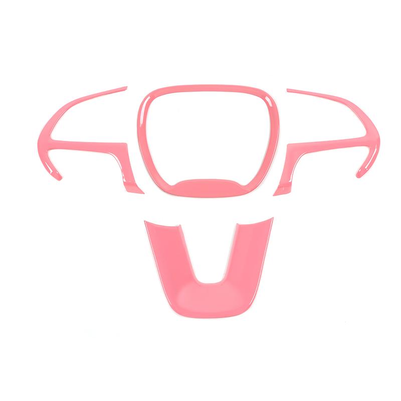 Decoration Steering Abs Cover Wheel Ornament Sticker Fit For Dodge Challengerdodge Charger Dodge Durango 2015 Up Car Interior Accessories