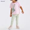 Littlebuddy Summer Kids T-Shirt Set 2-7 Years Old, 2-Piece Outfit, Round Neck Short Sleeve