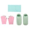 Touch Screen Spa Moisturizing Gloves Socks Set Reusable Repair Treatment Exfoliating SPA Neck Wrap Mask