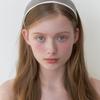 Mesh Line Head Band - White