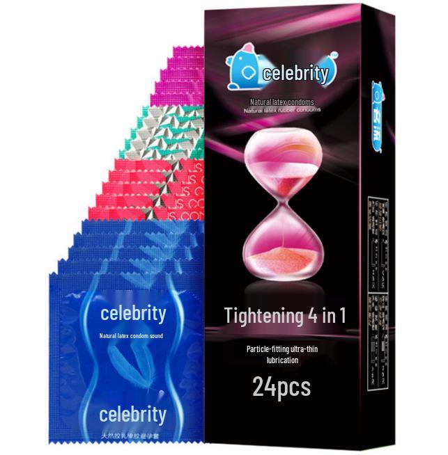 Mingliu Granular Ribbed Long-Lasting Lubricated Condoms - 002 Night Watery Angel Xiaoye Mo
