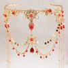 Handgefertigtes Süßes Hochzeits-Kopfschmuck Braut-Kopfkette Haarschmuck für Frauen Stirnband-Accessoires