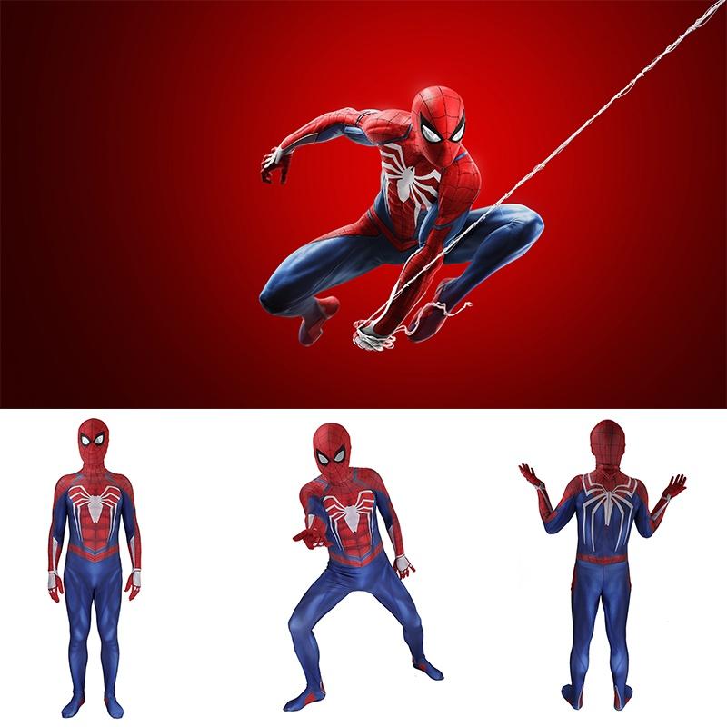 Ps4 Spiderman Jumpsuit Cosplay Costume For Kids And Adults Perfect Stitches