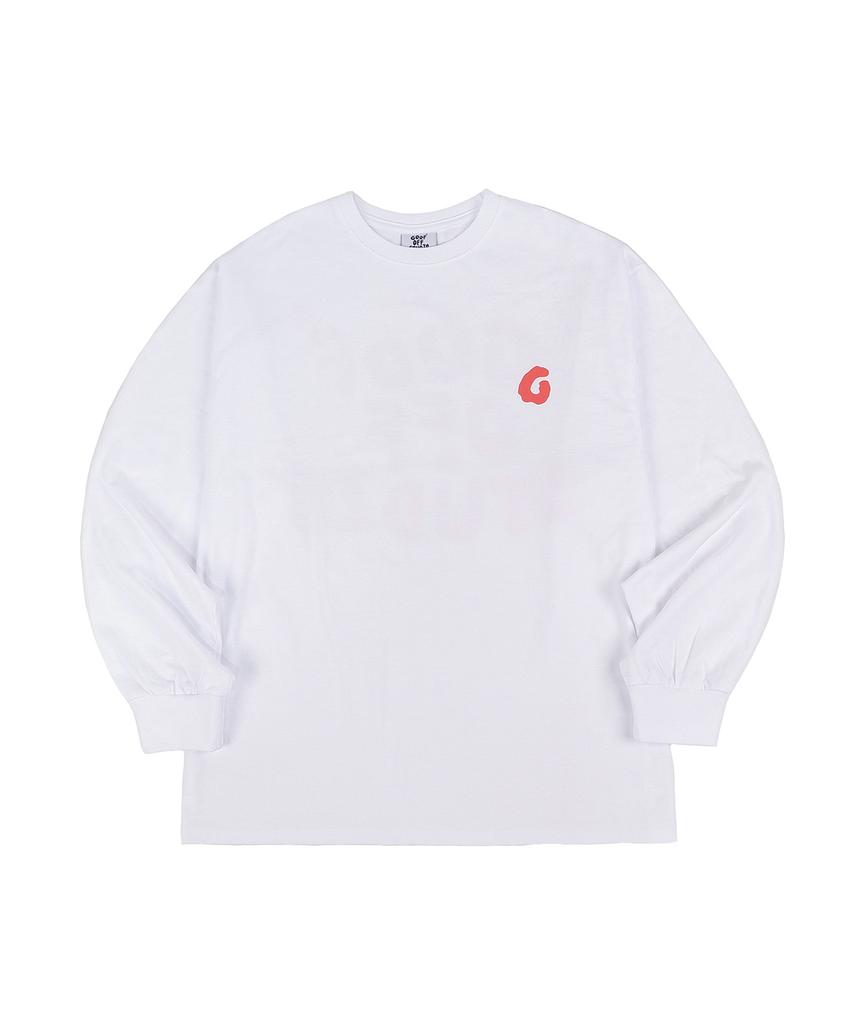 Gupeuopeuseutyudio Gofs Main Logo Long Sleeve - White
