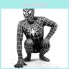 Spider Series Kids Halloween Cosplay Costume Jumpsuit Unisex Polyester Classic Black Sizes 100-190