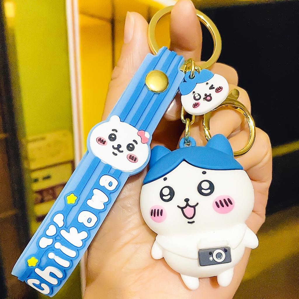 Cute Chiikawa Keychain Animation Doll Pendant Bag Charm Car Key Ring Creative Small Present For Kids For Kids Friends