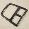 Car Rear Air Conditioner Outlet Vent Trim Cover Frame Carbon Fiber Texture Fit for Dodge Charger 2011 2012 2013 2014 2015-