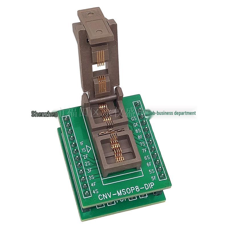 MSOP8 Kelvin Burn-in Socket 0.65MM Pitch Chip Programming
